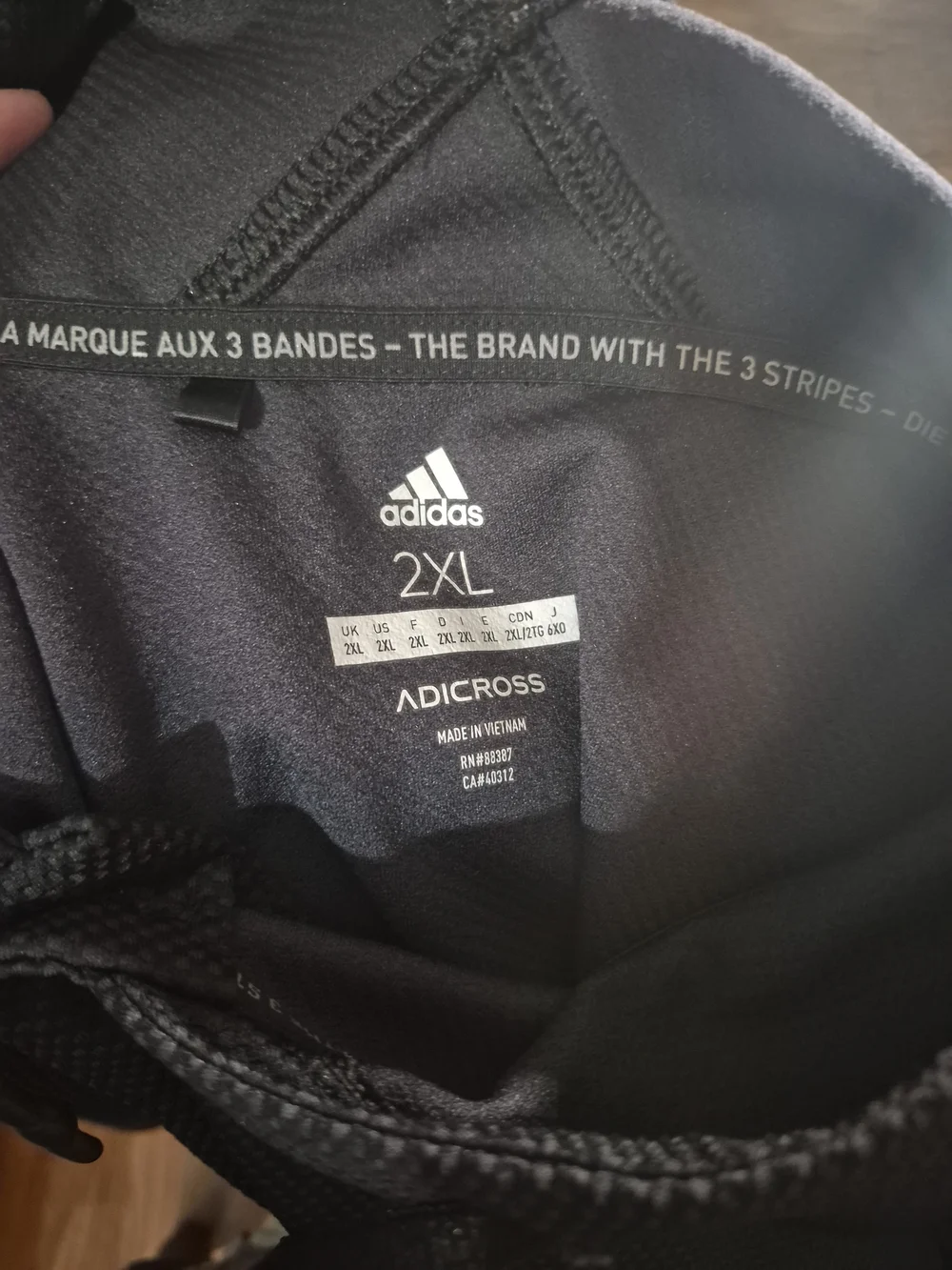 Adidas Adicross Golf Black Short-Sleeve Hooded Performance Shirt